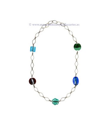 CRISTAL INDIO MIX SILVER FOILED 100 GRAMOS APROX.