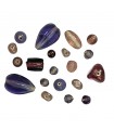 CRISTAL ARTESANAL MIX MORADO 100 GRAMOS APROX.