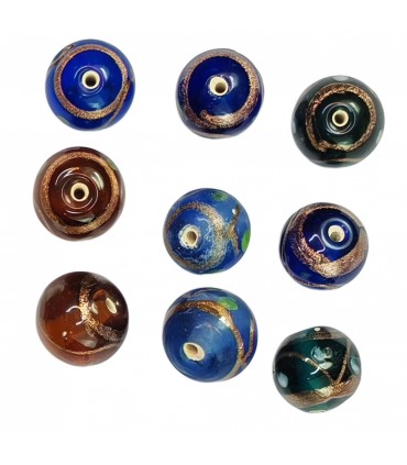 CRISTAL ARTESANAL MIX BOLAS 15 MM 100 GR 20 UD