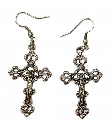 PENDIENTES PLATA TIBETANA MODELO SORPRESA 35-71 MM