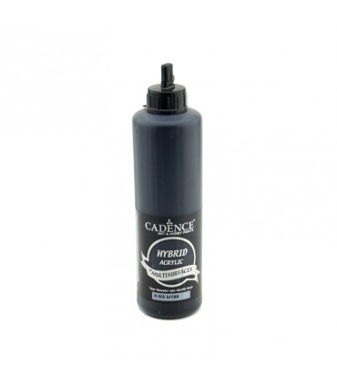 ACRILICO HYBRID CADENCE 500ML H-060 NEGRO