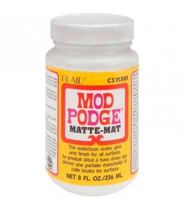 MOD PODGE MATE 236ml SELLADOR, COLA, TERMINACIÓN