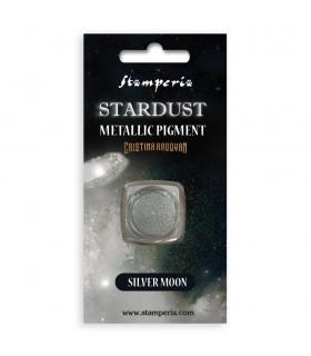 STARDUST PIGMENT STAMPERIA SILVER MOON