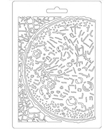 MOLDE FINO MODELADO 21x15 CM COSMOS LUNA