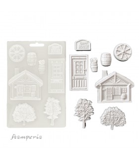 MOLDE FINO MODELADO 21x15 CM ALTEREGO