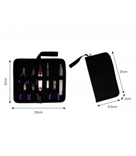 SET 8 HERRAMIENTAS BISUTERÍA Y MINIATURAS INNSPIRO