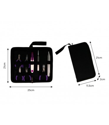 SET 8 HERRAMIENTAS BISUTERÍA Y MINIATURAS INNSPIRO