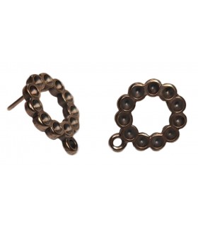 PAREJA PENDIENTES ARO 16 MM PARA SIMIL