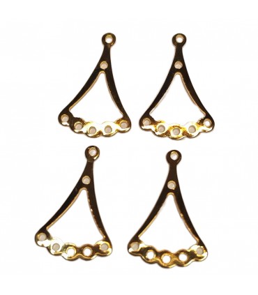 TRIÁNGULO 1, 5 TALADROS 23 x 15 mm 4 UNIDADES