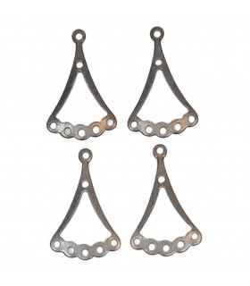 TRIÁNGULO 1, 5 TALADROS 23 x 15 mm 4 UNIDADES