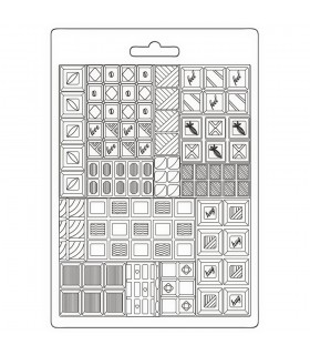 MOLDE FINO MODELADO 21x15 CM COFFEE AND CHOCOLATE