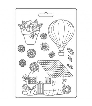 MOLDE FINO MODELADO 21x15 CM WELCOME HOME CASE