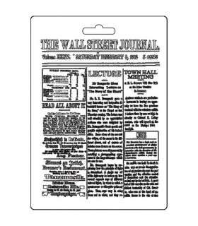 MOLDE FINO MODELADO 21x15 CM WALL STREET JOURNAL