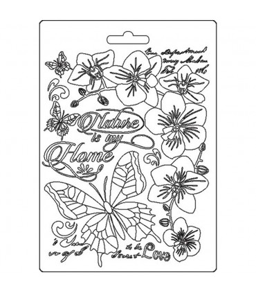 MOLDE FINO MODELADO 21x15 CM NATURE IS MY HOME