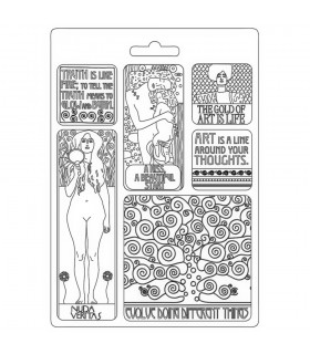 MOLDE FINO MODELADO 21x15 CM KLIMT CANVAS