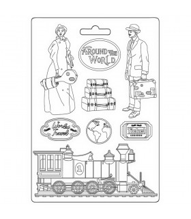 MOLDE FINO MODELADO 21x15 CM AROUND THE WORLD