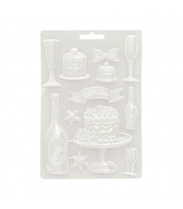 MOLDE FINO MODELADO 21x15 CM COPAS Y DULCES