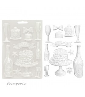 MOLDE FINO MODELADO 21x15 CM COPAS Y DULCES