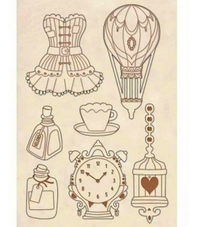 FORMAS MADERA 21x14 CM CORSETS Y ACCESORIOS