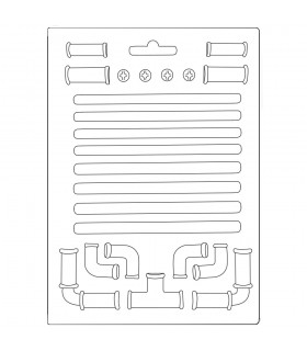 MOLDE FINO MODELADO 21x15 CM LADY VAGABOND PIPES