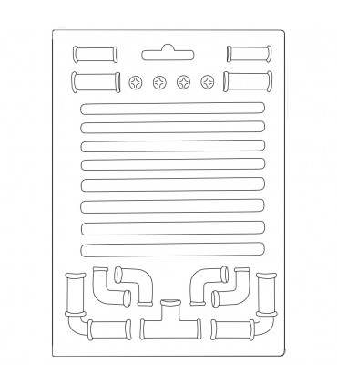 MOLDE FINO MODELADO 21x15 CM LADY VAGABOND PIPES