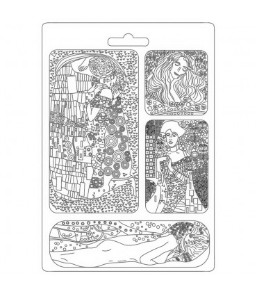 MOLDE FLEXIBLE PVC STAMPERIA 21x29 CM KLIMT MASTER