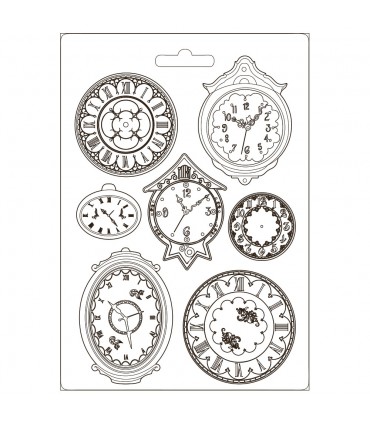 MOLDE FLEXIBLE PVC STAMPERIA 21x29 CM CLOCKS