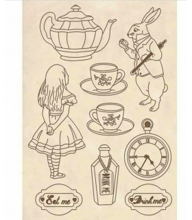 FORMAS MADERA 21x14 CM ALICIA