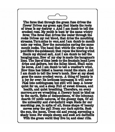 MOLDE FINO MODELADO 21x15 CM JOURNAL