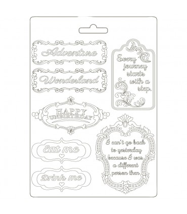 MOLDE FINO MODELADO 21x15 CM ALICE PLATES