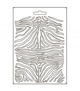 MOLDE FINO MODELADO 21x15 CM ZEBRA PATTERN