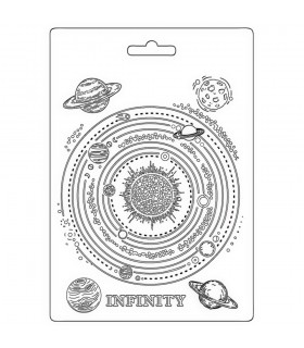 MOLDE FINO MODELADO 21x15 CM COSMOS INFINITY