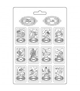 MOLDE FLEXIBLE PVC STAMPERIA 21x29 CM ZODIAC