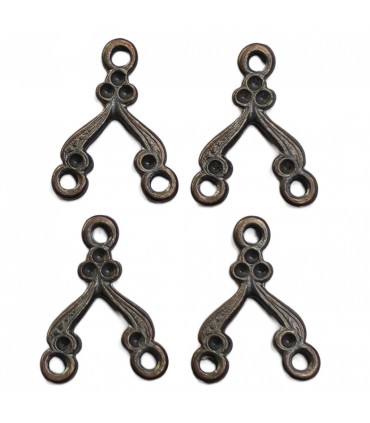 CONECTOR 1-2 DE 11x11 MM 4 UNIDADES