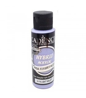 ACRILICO HYBRID CADENCE 70ML H-114 VIOLETA CLARO