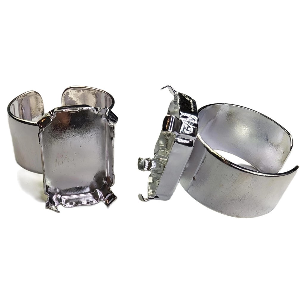 ANILLO AJUSTABLE PARA SW4565 DE 18x13 MM : Acabado:Baño Plateado