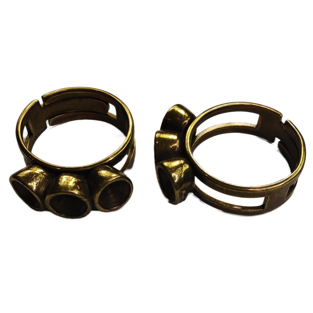 ANILLO FUNDICIÓN AJUSTABLE PARA TRES SÍMILES SS29 : Acabado:Baño Dorado Antiguo