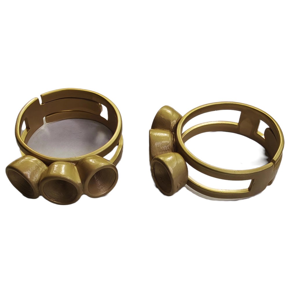 ANILLO FUNDICIÓN AJUSTABLE PARA TRES SÍMILES SS29 : Acabado:Dorado Mate