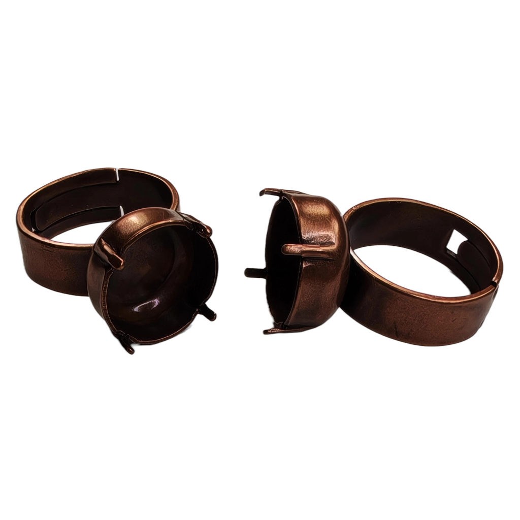 ANILLO AJUSTABLE PARA RÍVOLI DE 14 MM : Acabado:Baño Cobre Antiguo