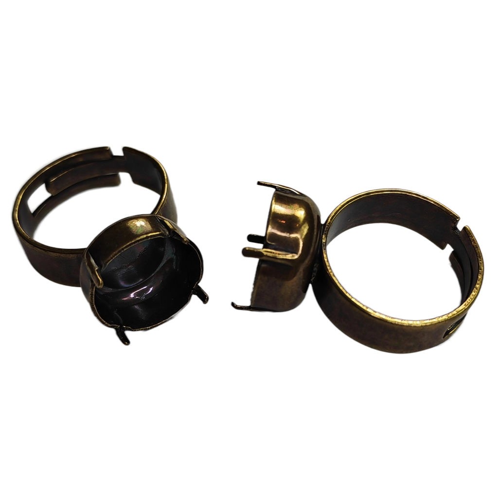 ANILLO AJUSTABLE PARA RÍVOLI DE 14 MM : Acabado:Baño Dorado Antiguo