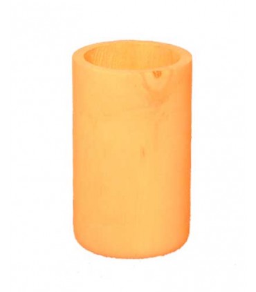 Portalápices madera cilíndrico 10*8cm.