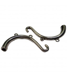 PULSERA ZAMAK 30x60 MM AGUJERO 5 MM 2 ANILLAS