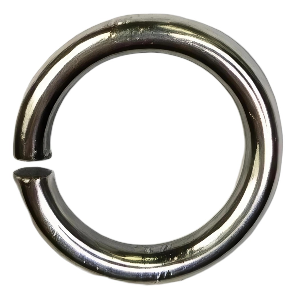 ANILLAS ABIERTAS LATÓN BAÑO 5,5 MM x0,8 MM 100 UD : Acabado:Baño Plata Antigua