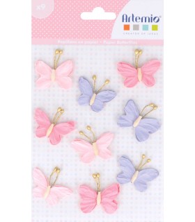 MARIPOSAS DE PAPEL ARTEMIO LOVELY SWAN 9 UNIDADES