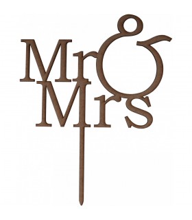 TOPPER MR&MRS DM 21x26 CM