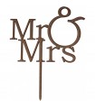 TOPPER MR&MRS DM 21x26 CM