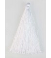 BORLA O POMPÓN DE HILO BLANCO 6,5 CM 1 UD