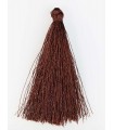 BORLA O POMPÓN DE HILO MARRÓN 6,5 CM 1 UD