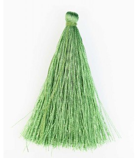 BORLA O POMPÓN DE HILO VERDE 6,5 CM 1 UD
