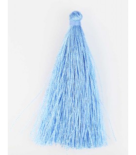 BORLA O POMPÓN DE HILO AZUL CLARO 6,5 CM 1 UD